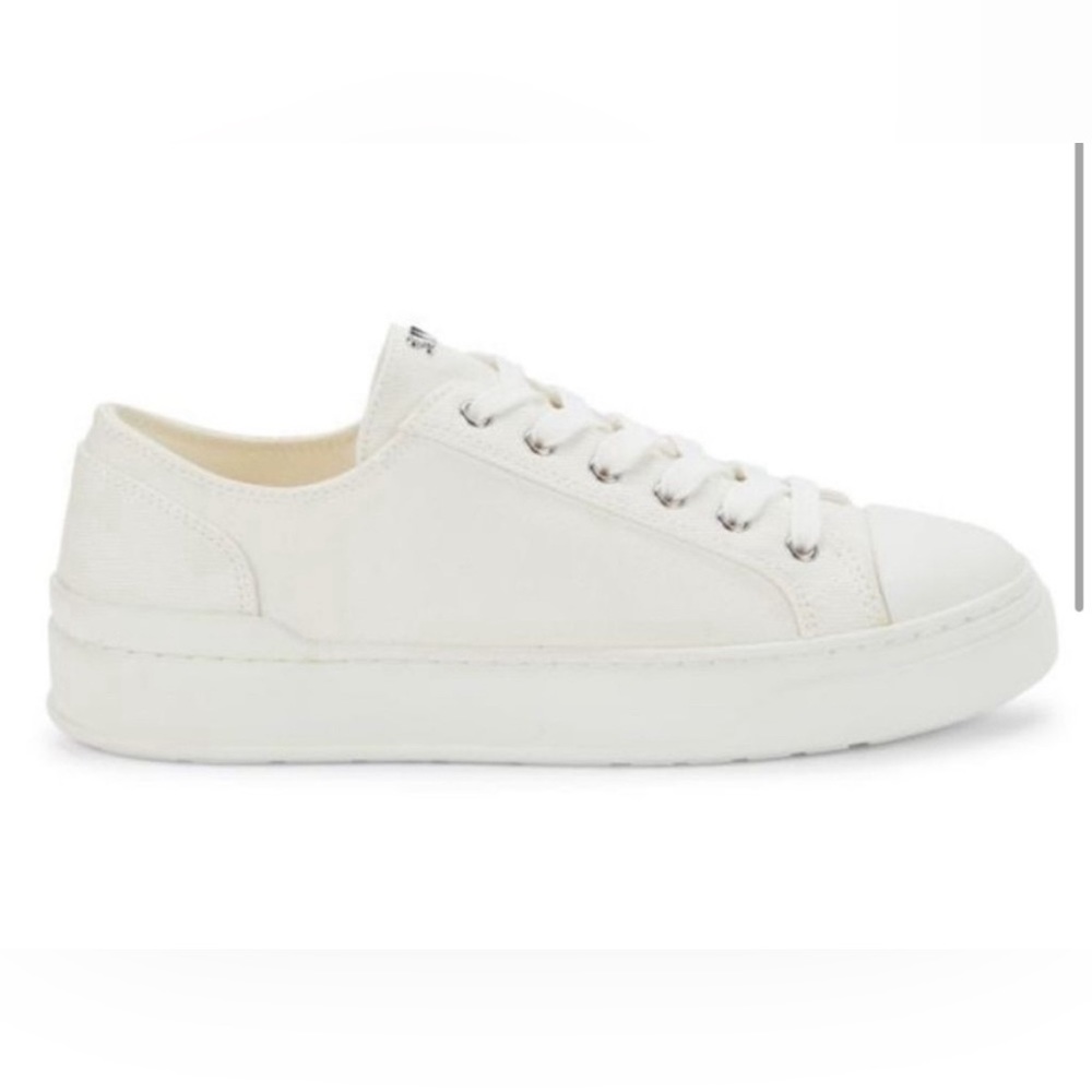 Stuart Weitzman Sammy Platform Canvas Low Top Sne… - image 1